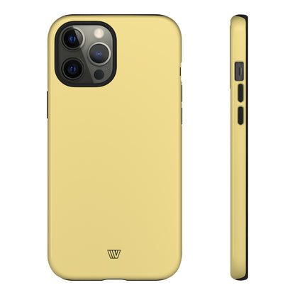 MUTED YELLOW SOLID | Tough Phone Case - Trovvve