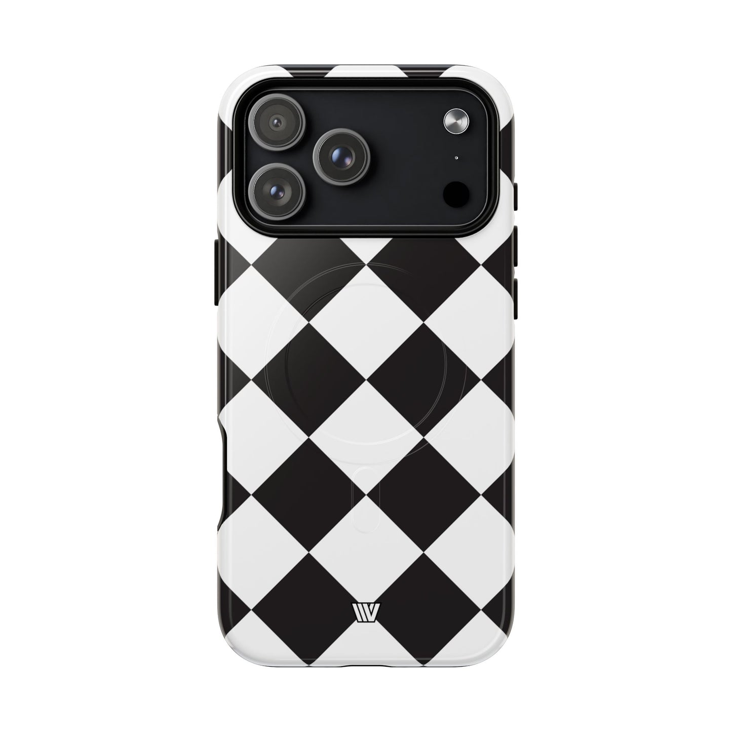 BLACK & WHITE DIAMOND | MagSafe Tough iPhone Case