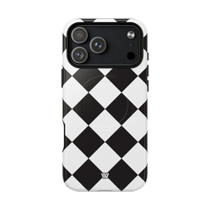 BLACK & WHITE DIAMOND | MagSafe Tough iPhone Case