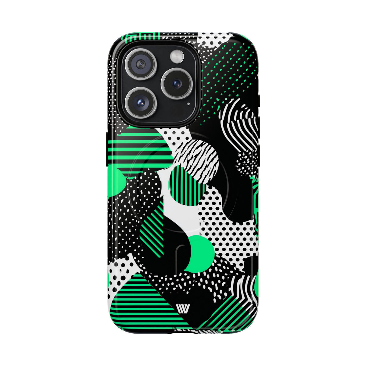 Pattern Clash MagSafe Tough iPhone Case – iPhone 15 Pro, Glossy