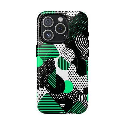 Pattern Clash MagSafe Tough iPhone Case – iPhone 15 Pro, Glossy