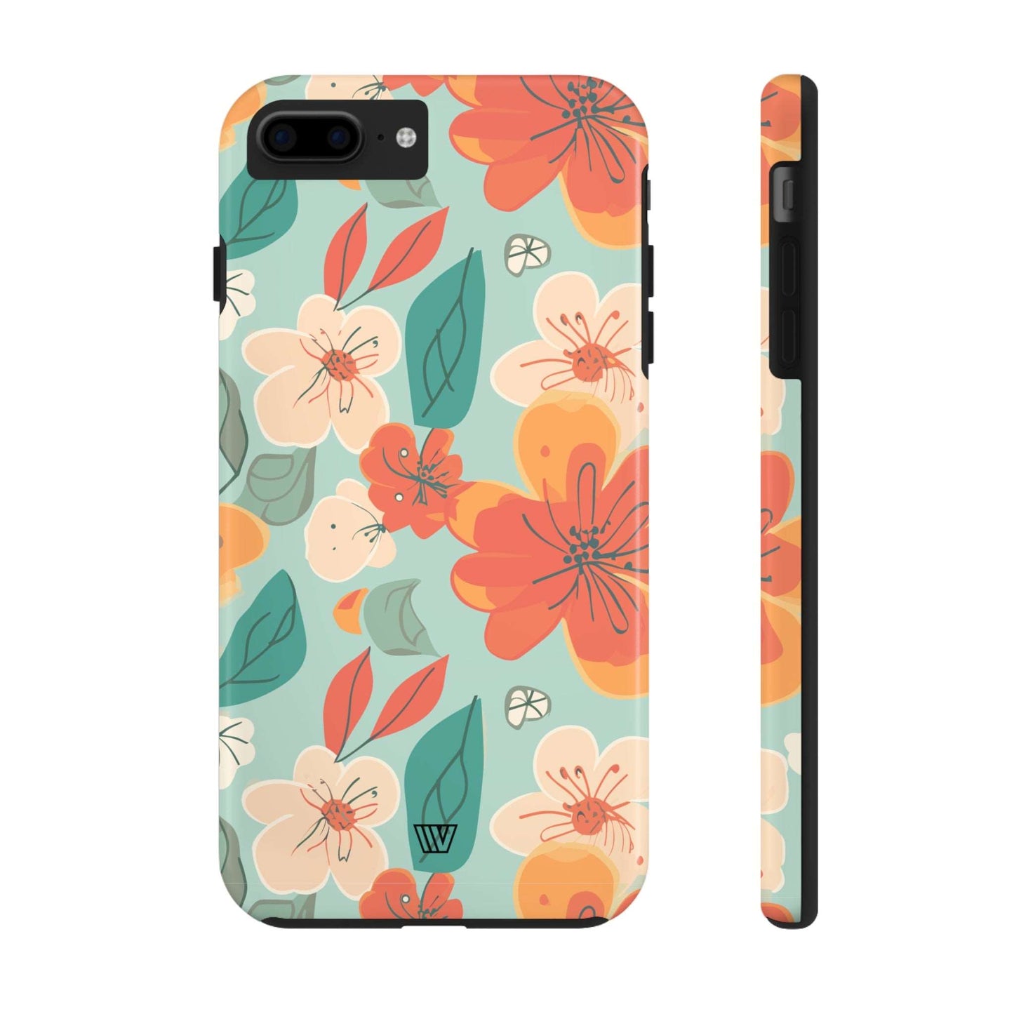 BLOOD ORANGE FLOWERS | Tough iPhone Case