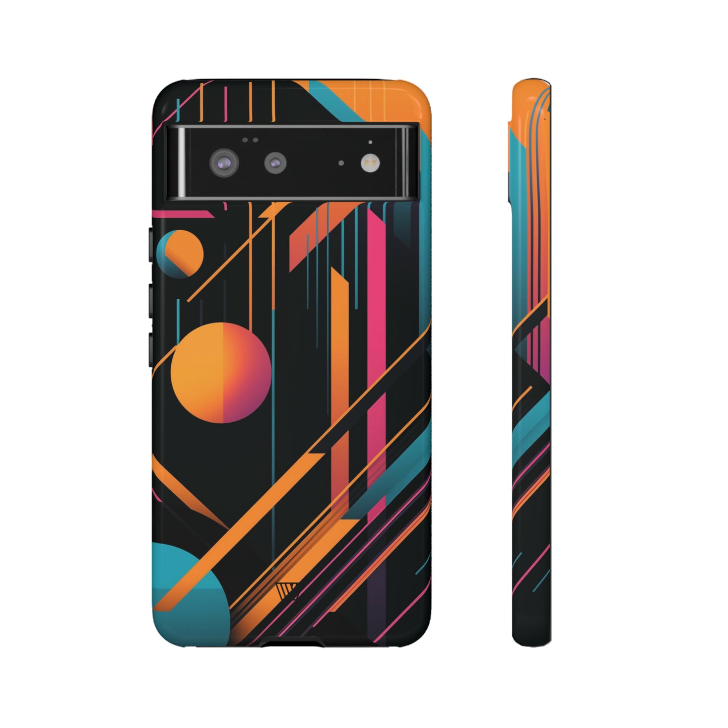 BOLD RETRO LINES | Tough Phone Case - Trovvve