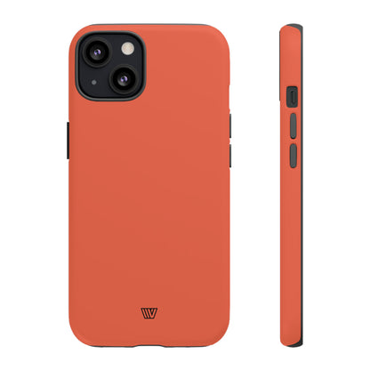 SOLID BURNT SIENNA | Tough Phone Case - Trovvve