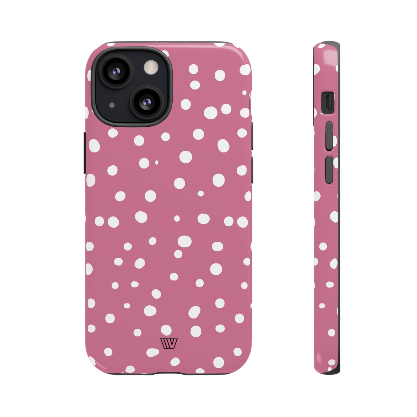 BLUSH RED DOTS | Tough Phone Case - Trovvve