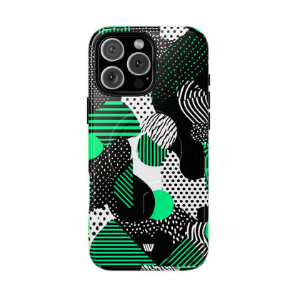 Pattern Clash MagSafe Tough iPhone Case – iPhone 16 Pro Max, Glossy