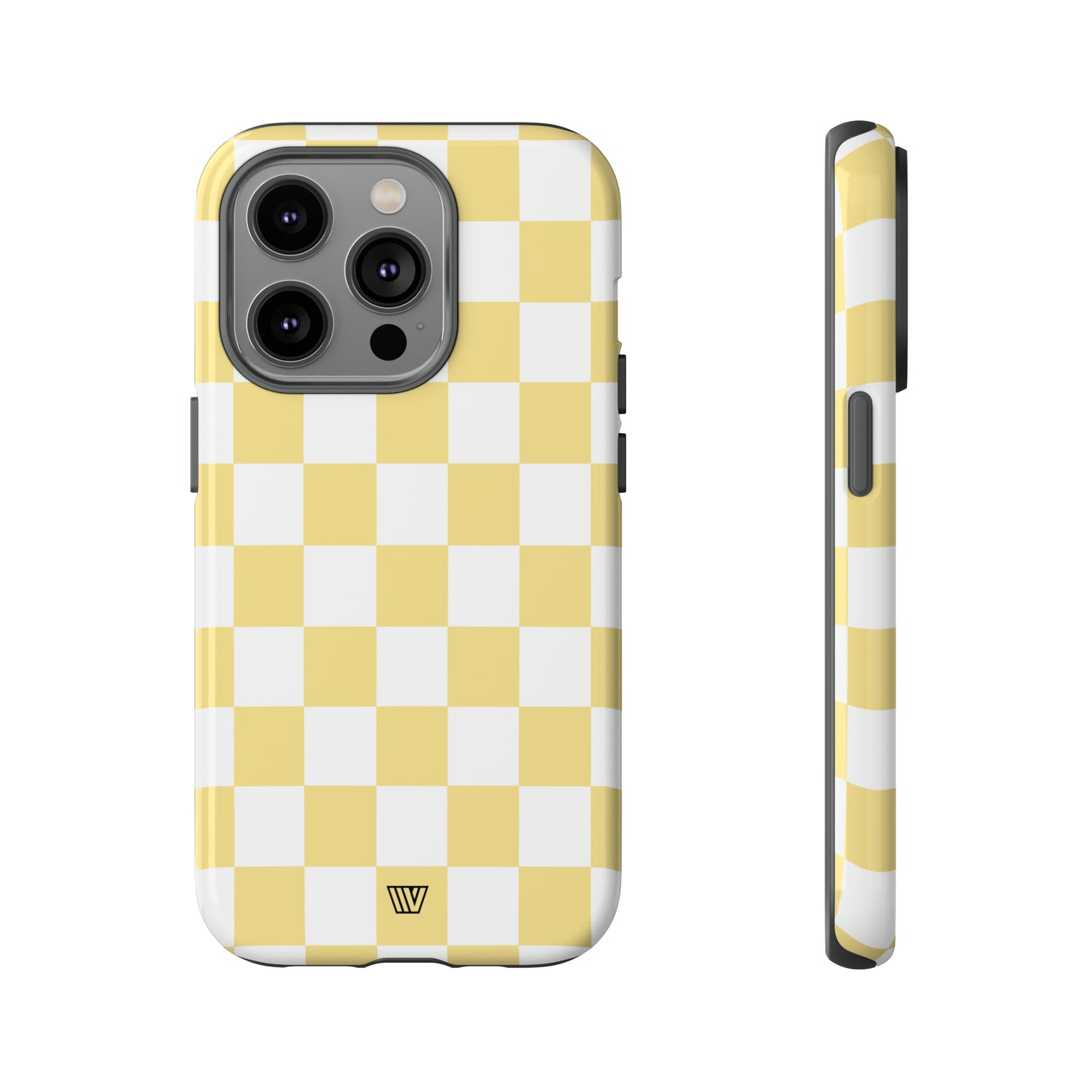 BANANA YELLOW CHECKERBOARD | Tough Phone Case - Trovvve