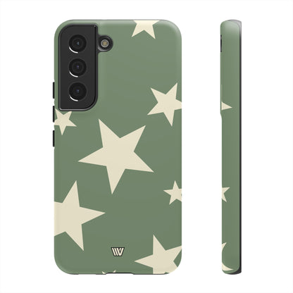 SAGE BOLD STARS | Tough Phone Case