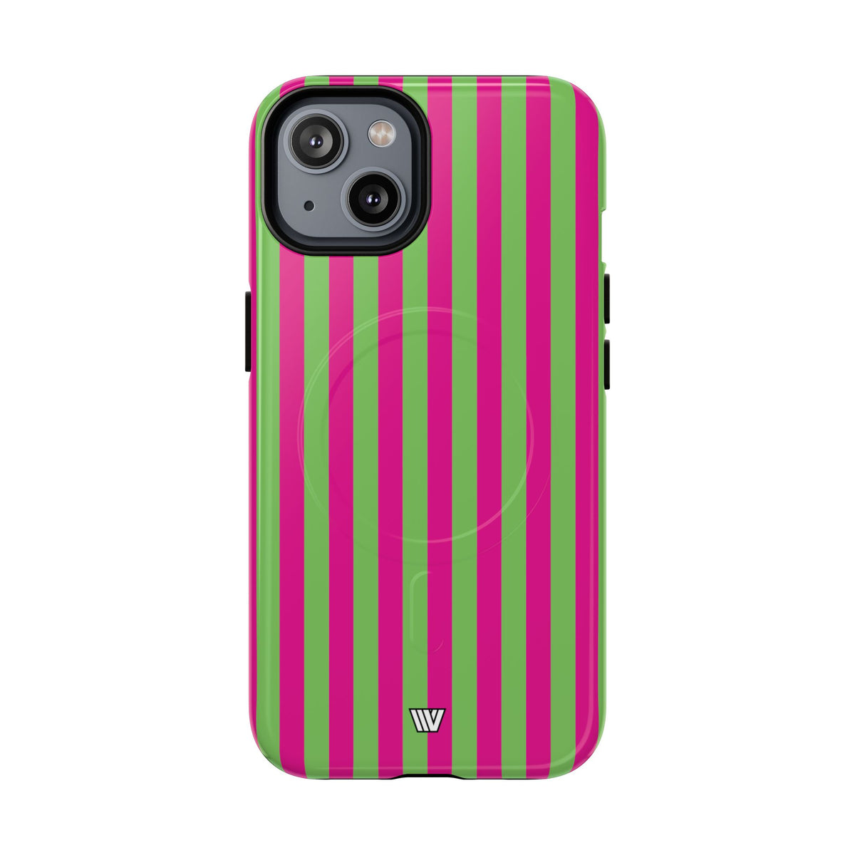 Watermelon Stripe MagSafe Tough iPhone Case – iPhone 14, Glossy