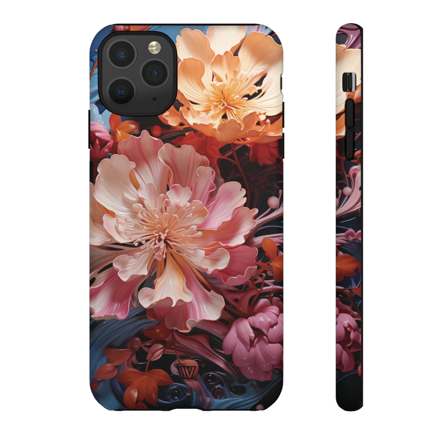 PAINT SWIRL FLOWERS | Tough Phone Case