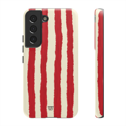 CANDY CANE STRIPE | Tough Phone Case