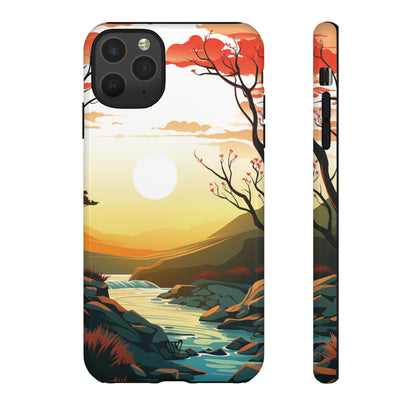 RIVER SUNSET | Tough Phone Case - Trovvve