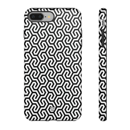 ABSTRACT INTERLOCKING PATTERN | Tough Phone Case