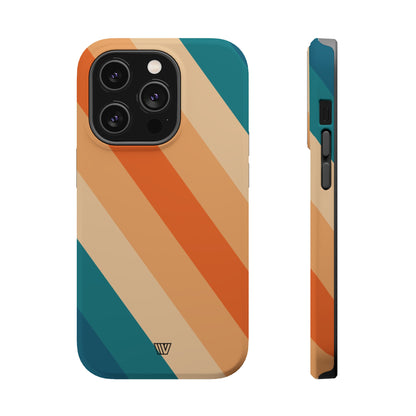 70s RETRO STRIPE | MagSafe Tough  iPhone Case - Trovvve