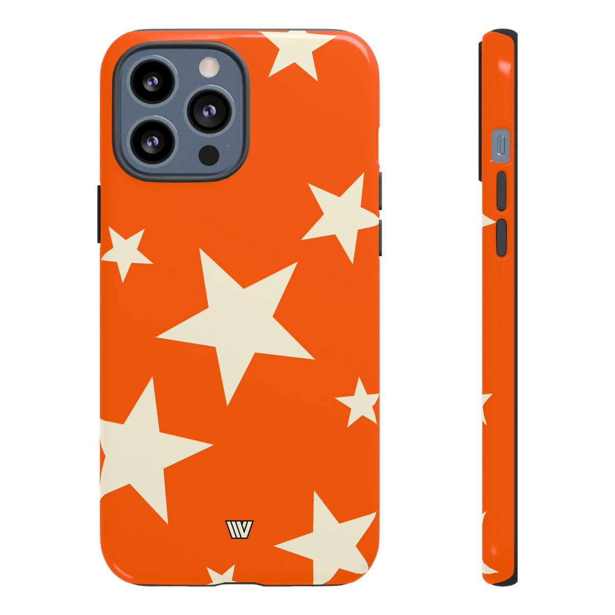 ORANGE BOLD STARS | Tough Phone Case