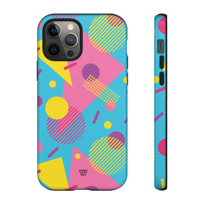 80s / 90s RETO PATTERN LIGHT BLUE | Tough Phone Case