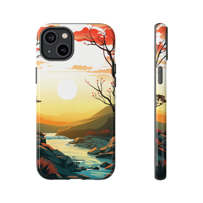 RIVER SUNSET | Tough Phone Case - Trovvve