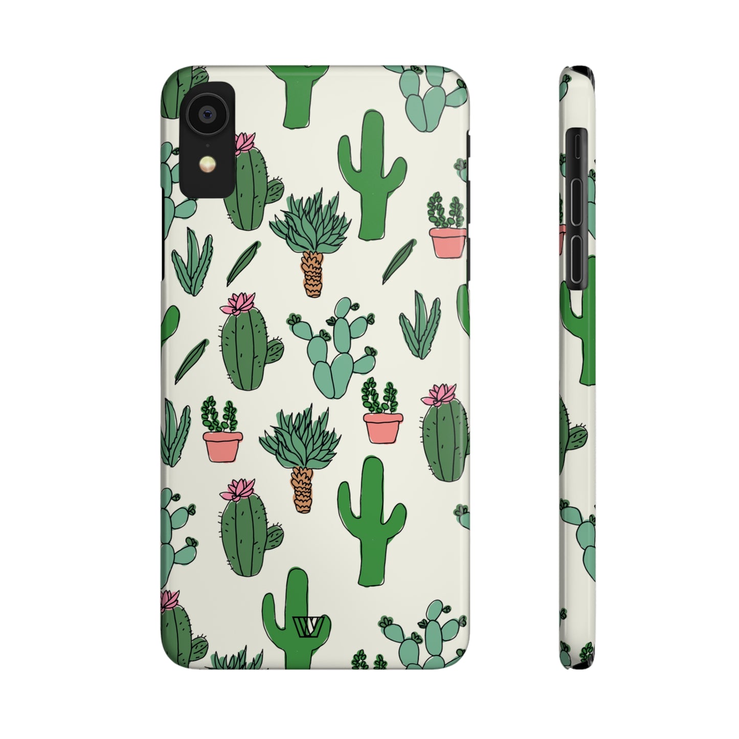 CACTUS DOODLES | Slim iPhone Case - Trovvve