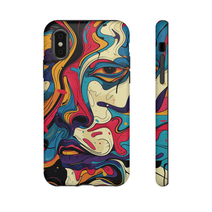 PAINT SWIRL FACE | Tough Phone Case