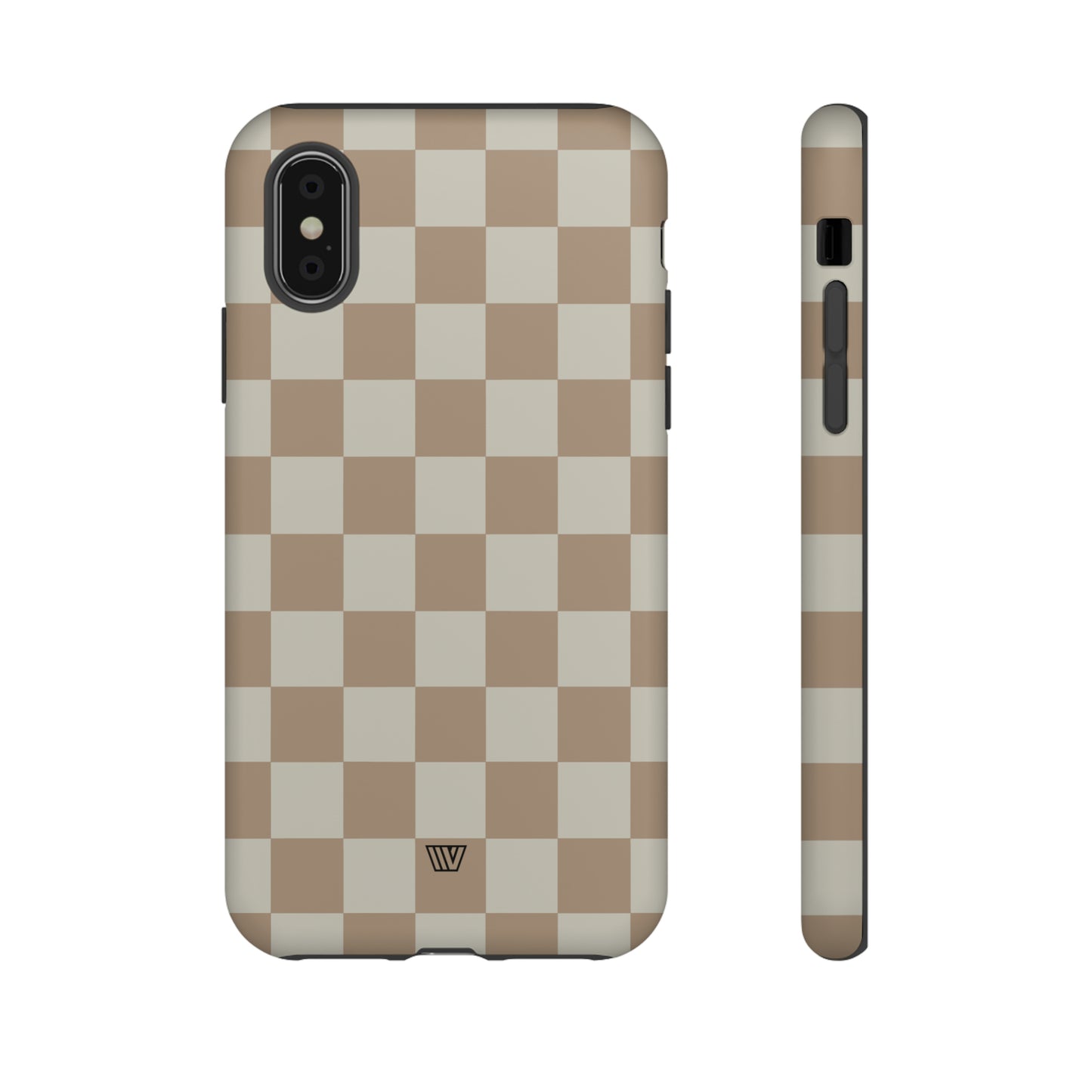 NEUTRAL CHECKERBOARD | Tough Phone Case - Trovvve