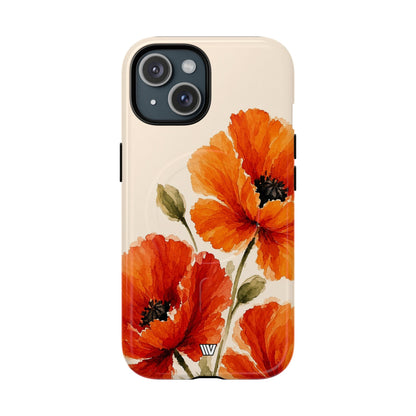WILD POPPIES | MagSafe Tough iPhone Case