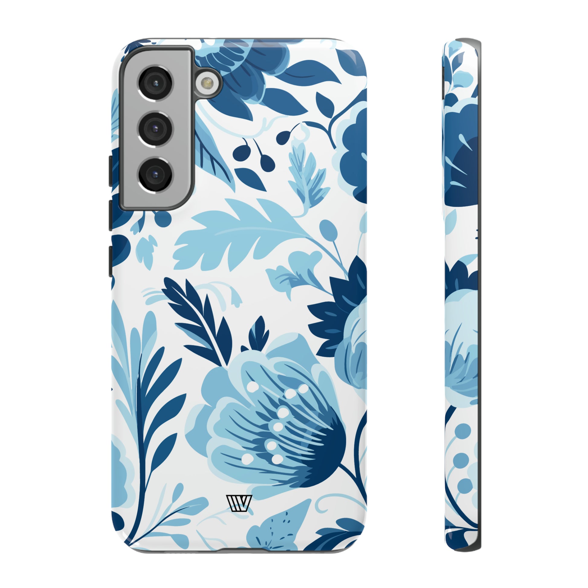 BLUE WHITE FLOWERS | Tough Phone Case - Trovvve