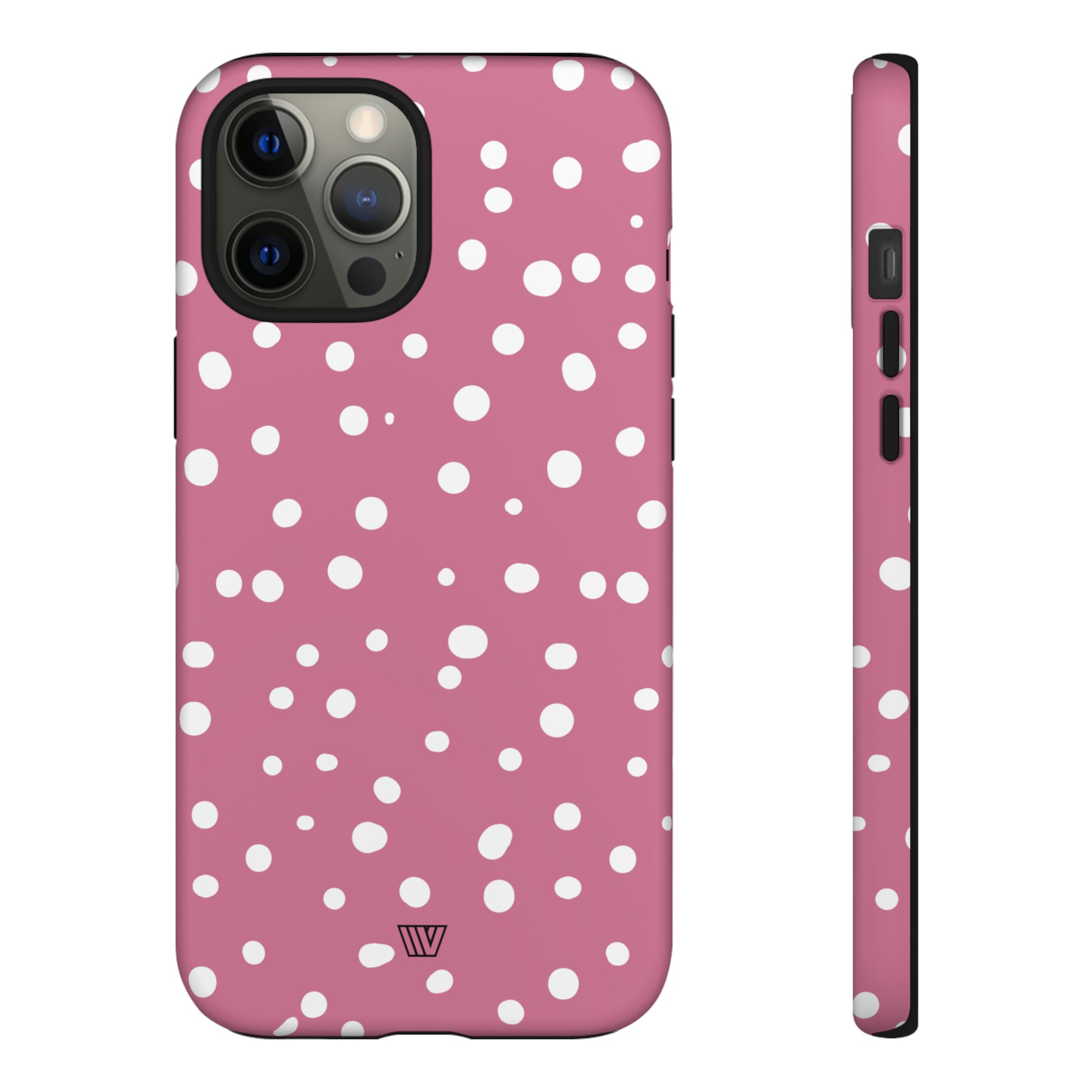 BLUSH RED DOTS | Tough Phone Case - Trovvve