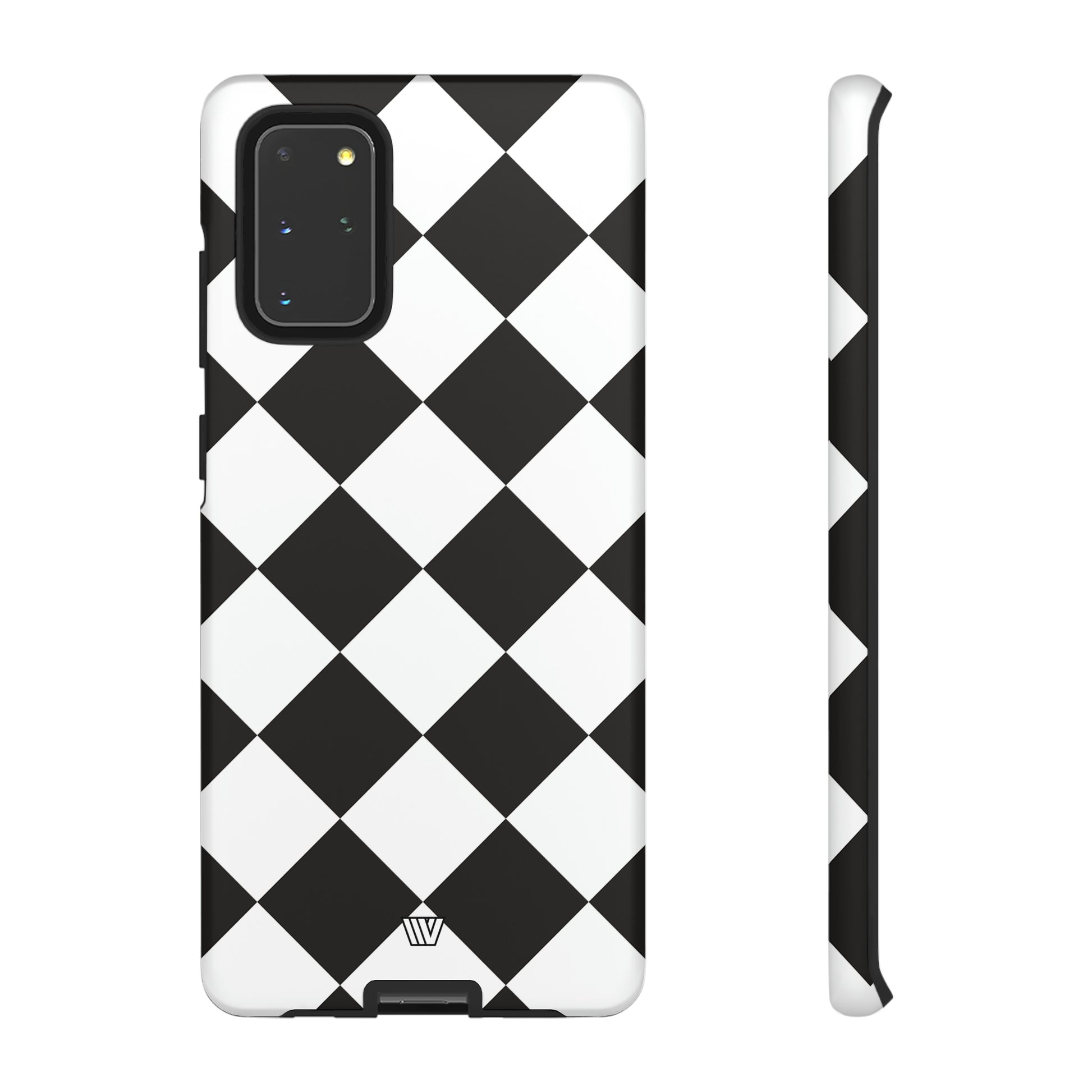 BLACK & WHITE DIAMOND | Tough Phone Case - Trovvve