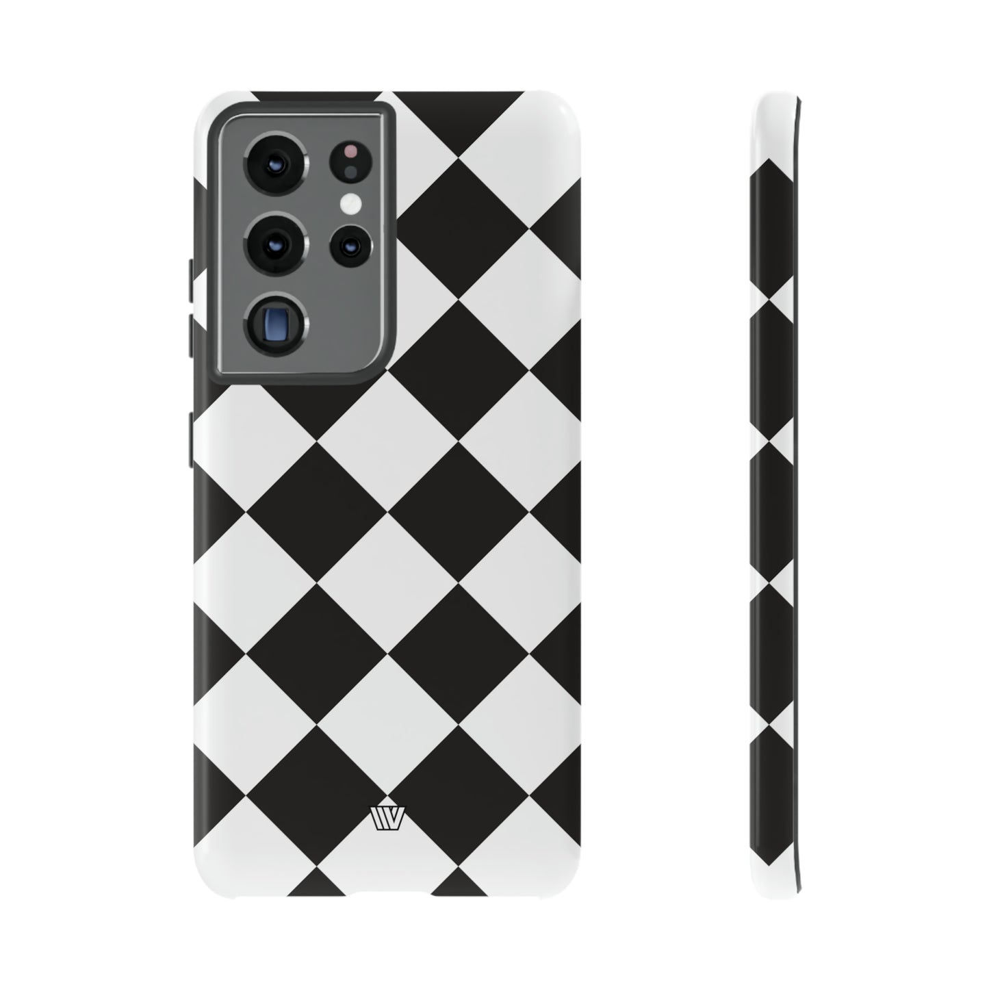 BLACK & WHITE DIAMOND | Tough Phone Case - Trovvve