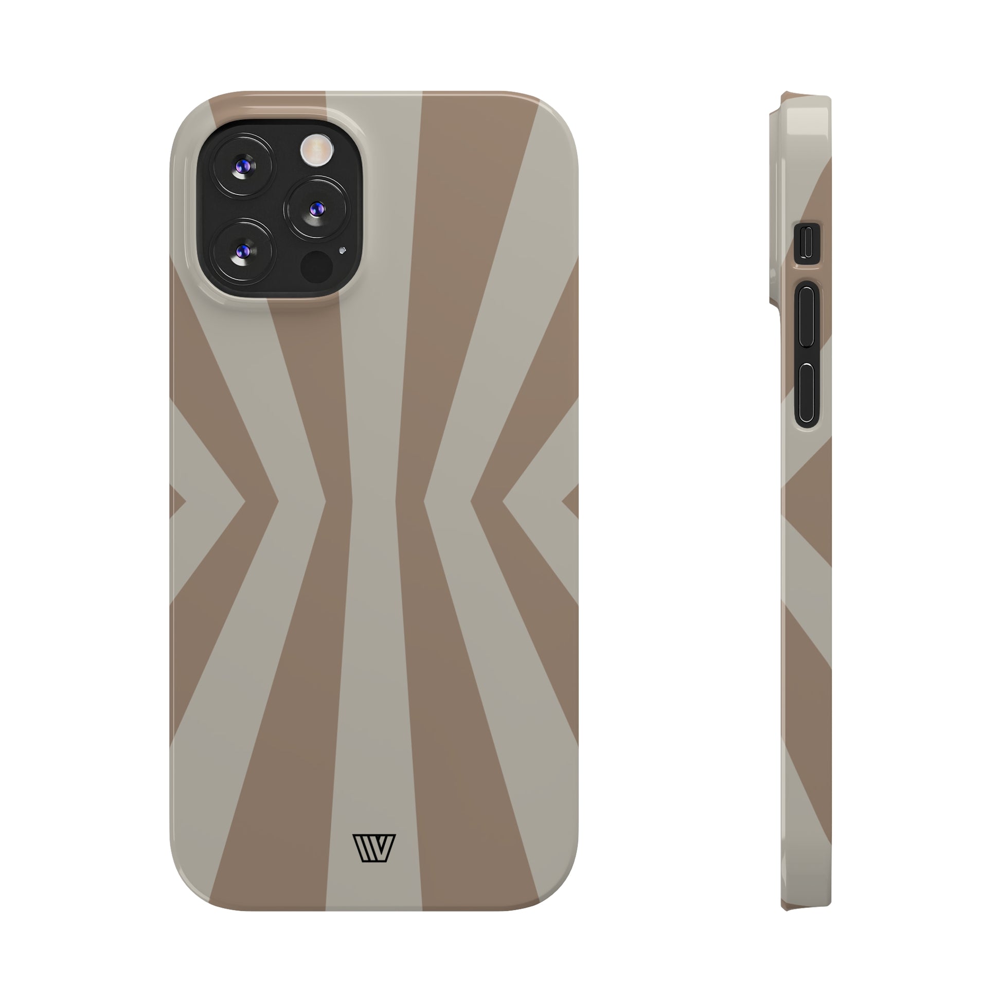 NEUTRAL INWARD LINES | Slim iPhone Case - Trovvve