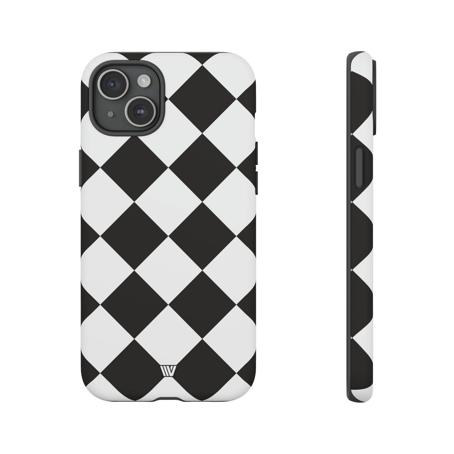 BLACK & WHITE DIAMOND | Tough Phone Case - Trovvve