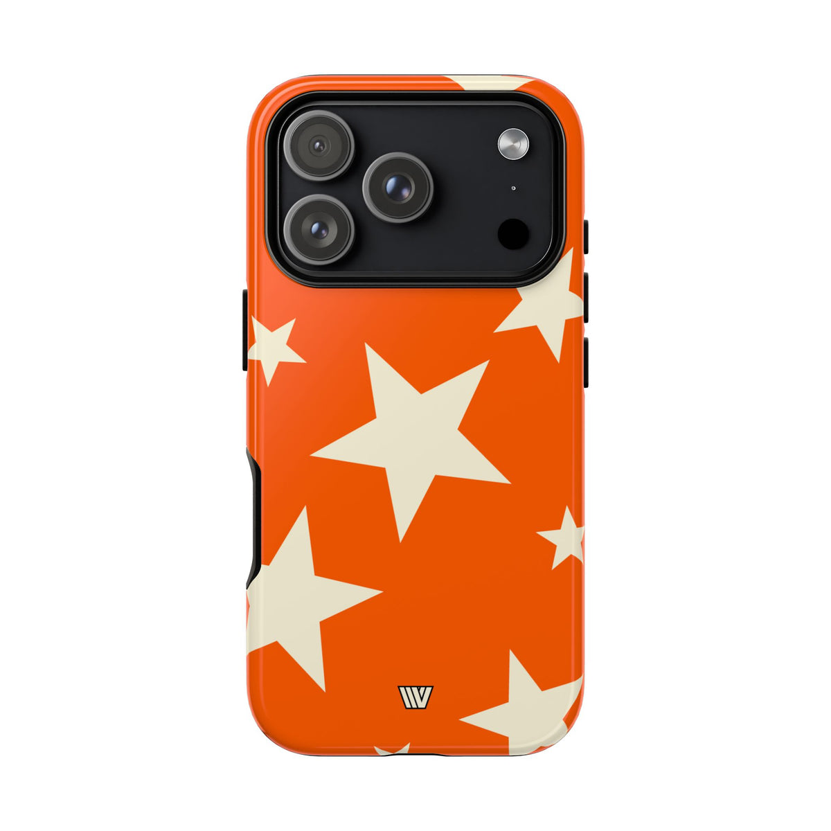 ORANGE BOLD STARS | Tough Phone Case