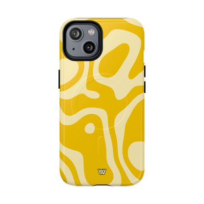 YELLOW SWIRL | MagSafe Tough iPhone Case