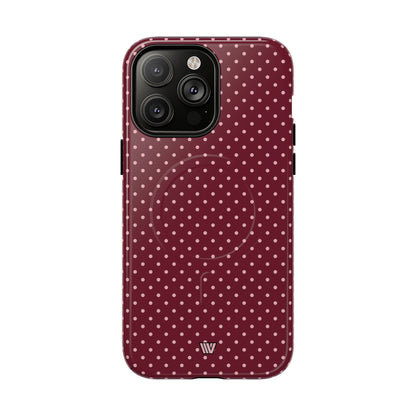CLARET DOT | MagSafe Tough iPhone Case