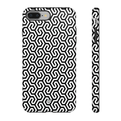 ABSTRACT INTERLOCKING PATTERN | Tough Phone Case