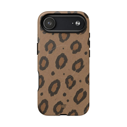MOCHA LEOPARD | MagSafe Tough iPhone Case