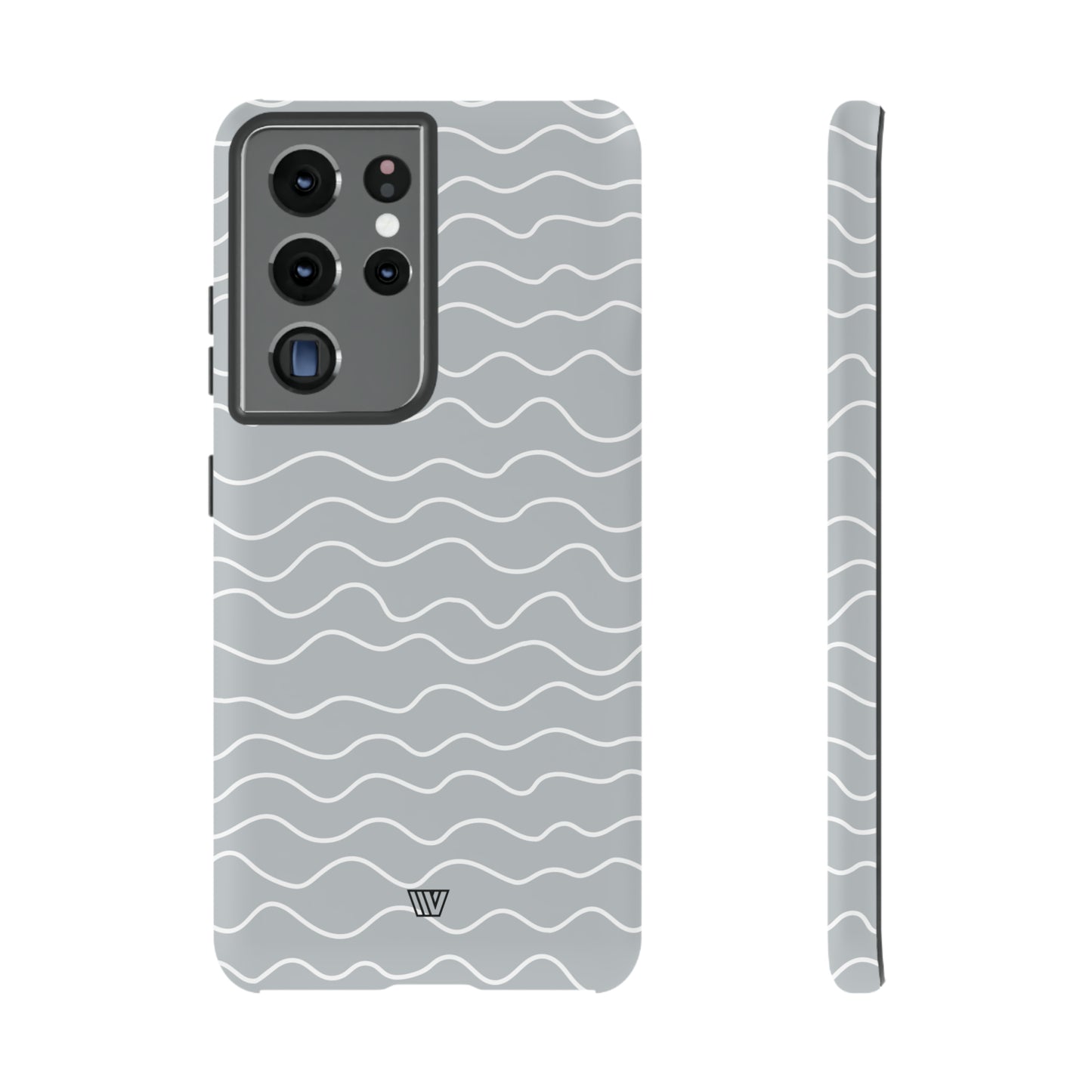 GRAY WAVES | Tough Phone Case