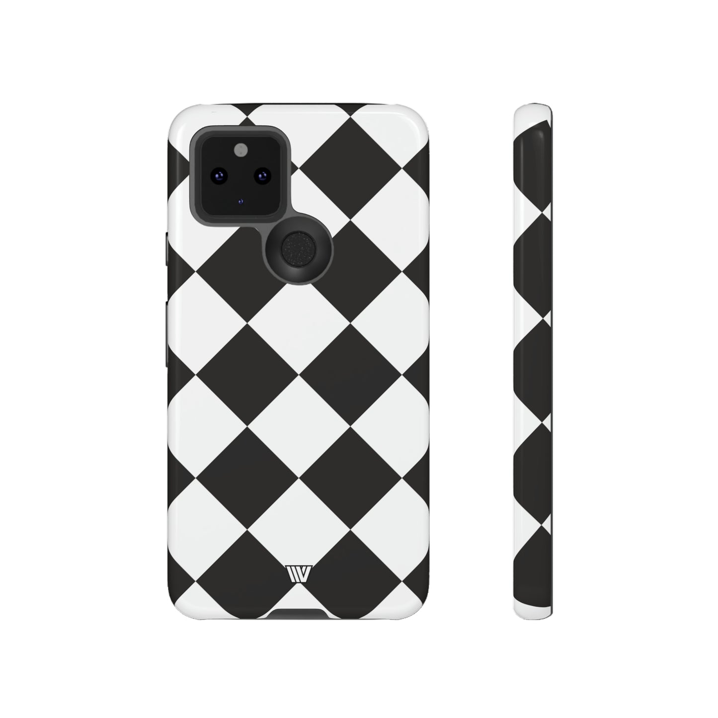 BLACK & WHITE DIAMOND | Tough Phone Case - Trovvve