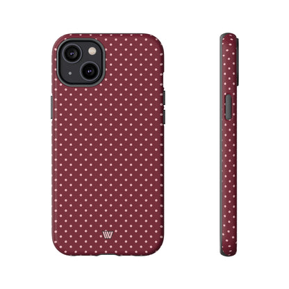 CLARET DOT | Tough Phone Case