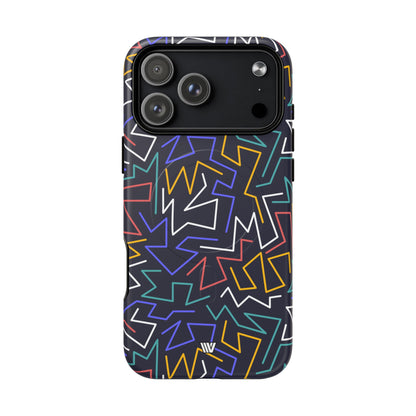 Zigzag Night MagSafe Tough iPhone Case – iPhone 17 Pro Max, Matte