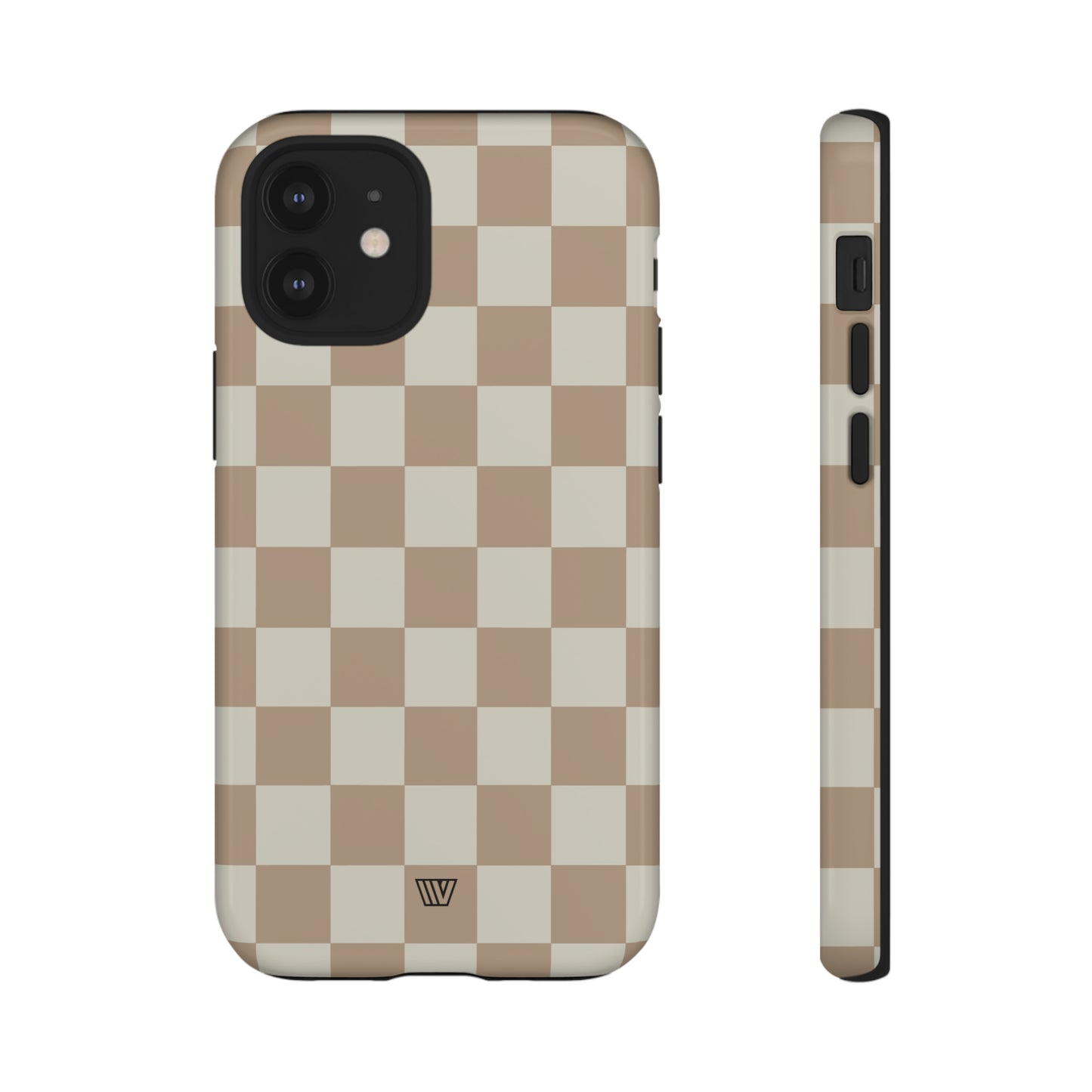 NEUTRAL CHECKERBOARD | Tough Phone Case - Trovvve