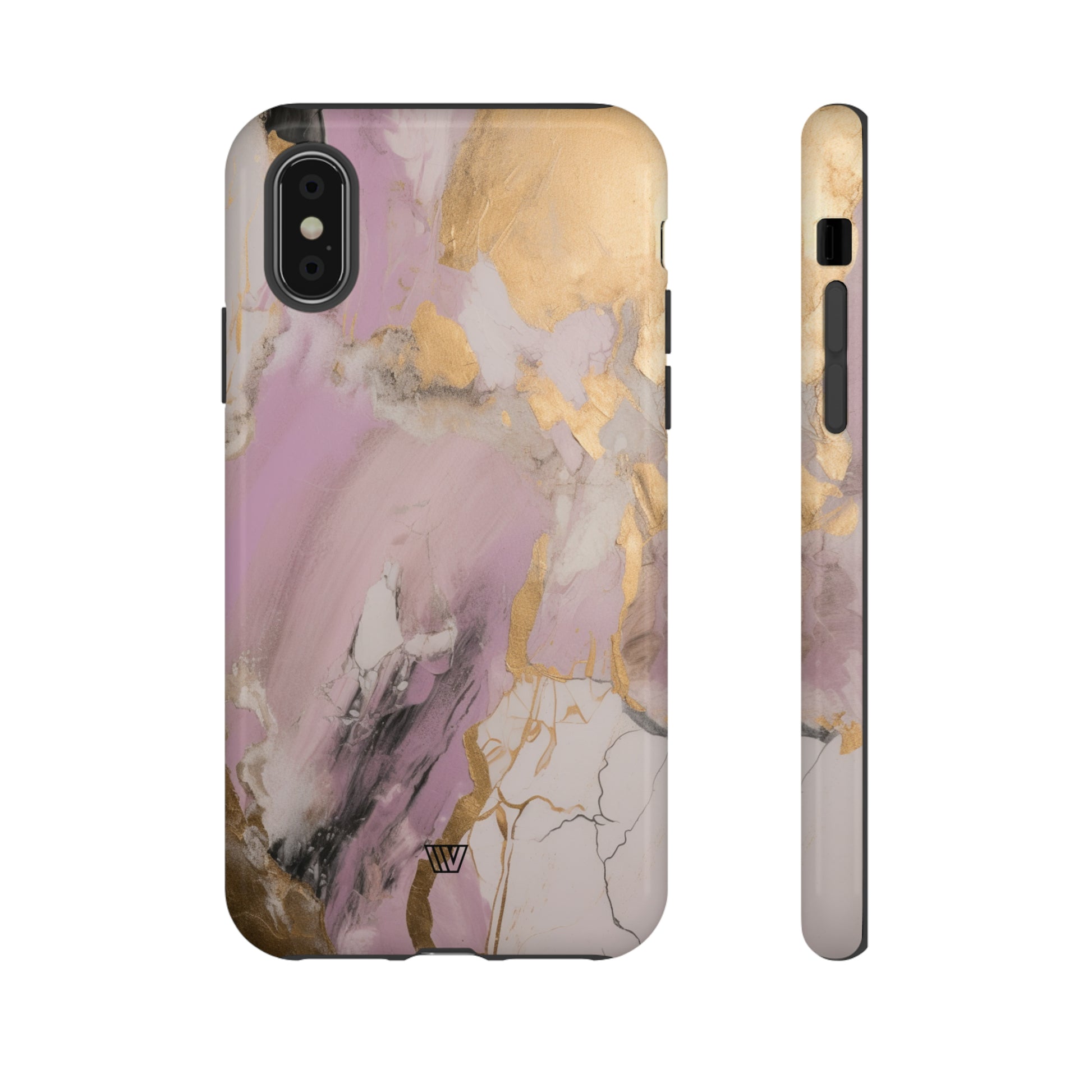 GOLD PINK ABSTRACT PAINTING | Tough Phone Case - Trovvve