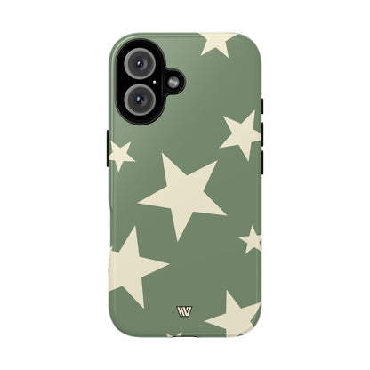 SAGE BOLD STARS | Tough Phone Case