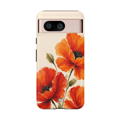 WILD POPPIES | Tough Phone Case