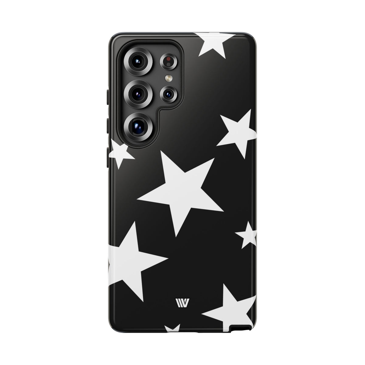 JET BLACK BOLD STARS | Tough Phone Case