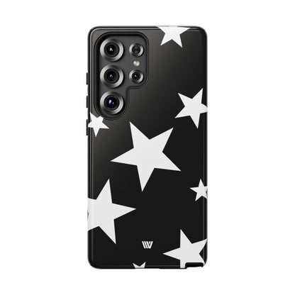 JET BLACK BOLD STARS | Tough Phone Case