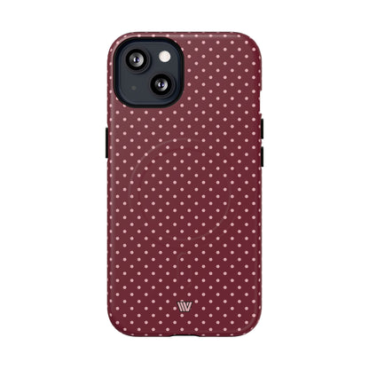 CLARET DOT | MagSafe Tough iPhone Case