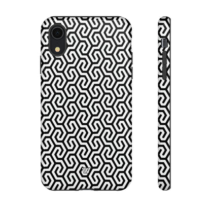 ABSTRACT INTERLOCKING PATTERN | Tough Phone Case