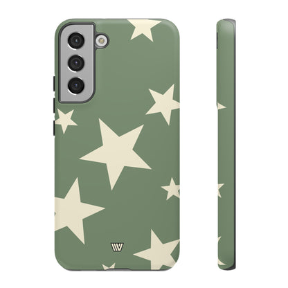 SAGE BOLD STARS | Tough Phone Case