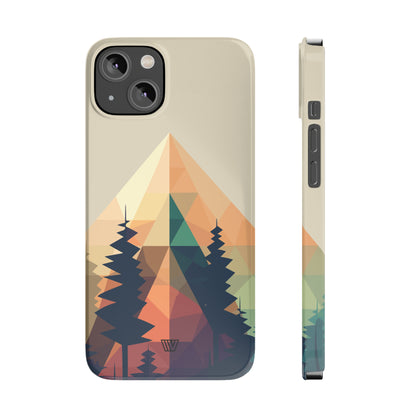 ABSTRACT MOUNTAIN PEAK | Slim iPhone Case